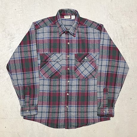 1990's FIVE BROTHER Heavy Flannel L/S Shirt