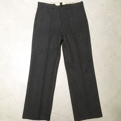 1940's〜 Unknown Herringbone Wool Trousers