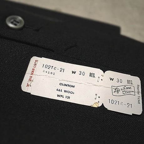 1960's Raeford Tapered Slacks Deadstock