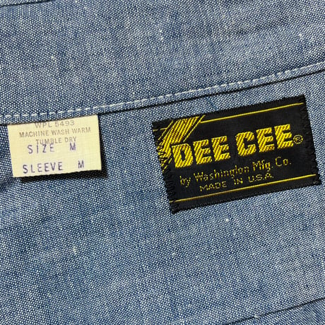 1970's DEE CEE Chambray L/S Shirt Deadstock