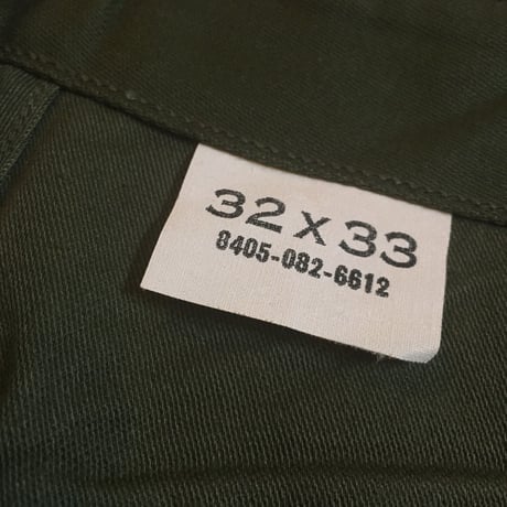 1960〜70's US.ARMY Utility Trousers Deadstock