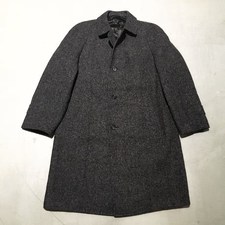 1950〜60's T.I.Swanty&Sons×Harris Tweed Wool Coat