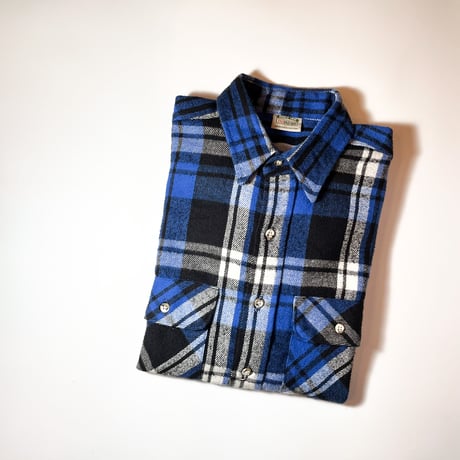 1990's FIVE BROTHER Heavy Flannel L/S Shirt