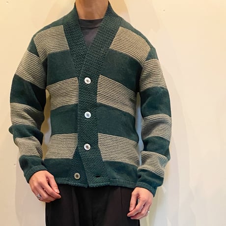 1960's Catalina Border Cardigan