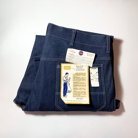 1960's Sears Denim Painter Pants Deadstock