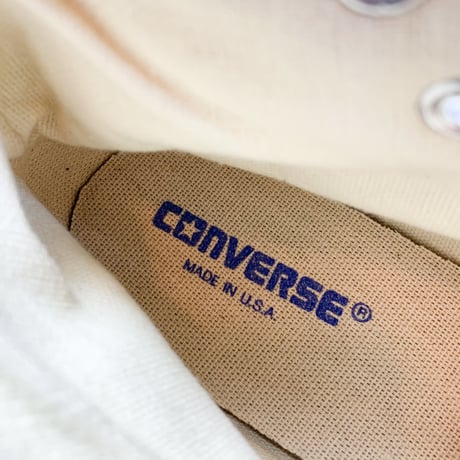 1990's CONVERSE ALL STAR Leather Hi Deadstock
