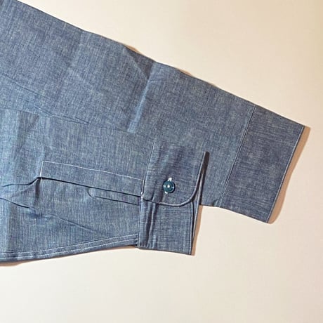 1950's US.NAVY Chambray L/S Shirt Deadstock