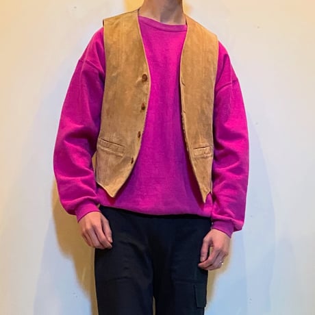 1980's L.L.Bean Suede Leather Vest