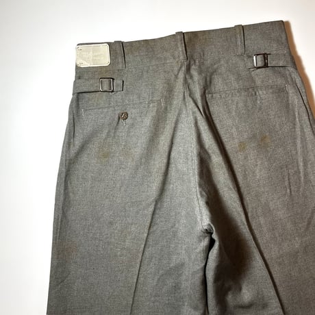 1930's LOEB'S Cotton&Wool Trousers Deadstock