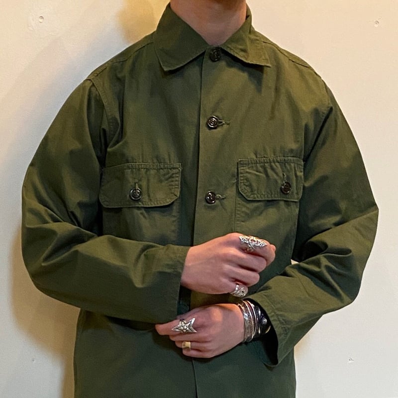ジャケット・アウター 60S TROOPER POPLIN UTILITY SHIRTS JACKET 1960's TROOPER Poplin Utility Jacket | Unwave