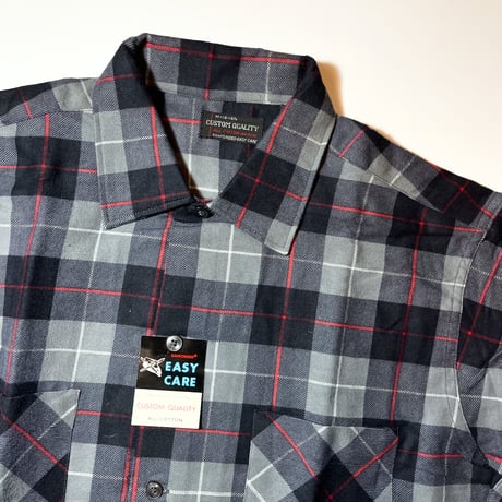 1960's CUSTOM QUALITY Flannel L/S Shirt Deadstock