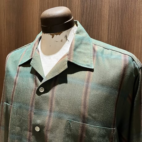 1960's〜 HUNT CLUB Rayon L/S Shirt
