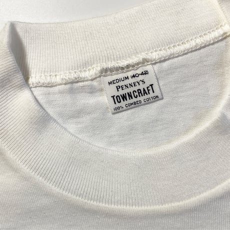 1960's TOWNCRAFT Solid Tee Deadstock