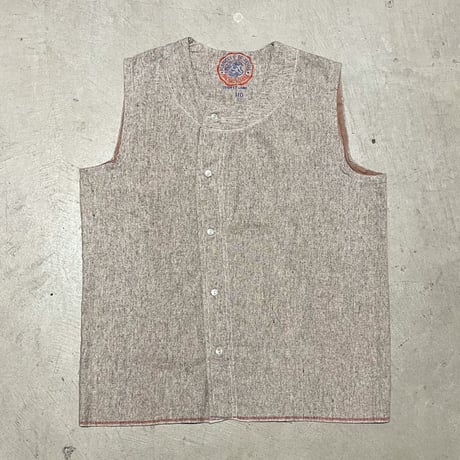 1950's French Unknown Farmer Vest Deadstock