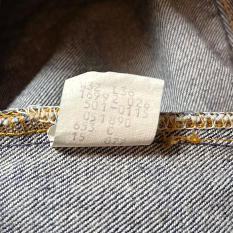1980's Levi's 501 Denim Pants Deadstock