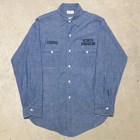 1960's SEARS Prisoner Chambray L/S Shirt