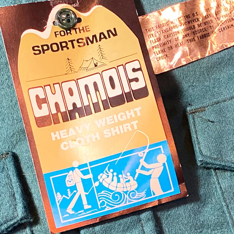 1970's Benoit's Chamois Cloth L/S Shirt Deadstock