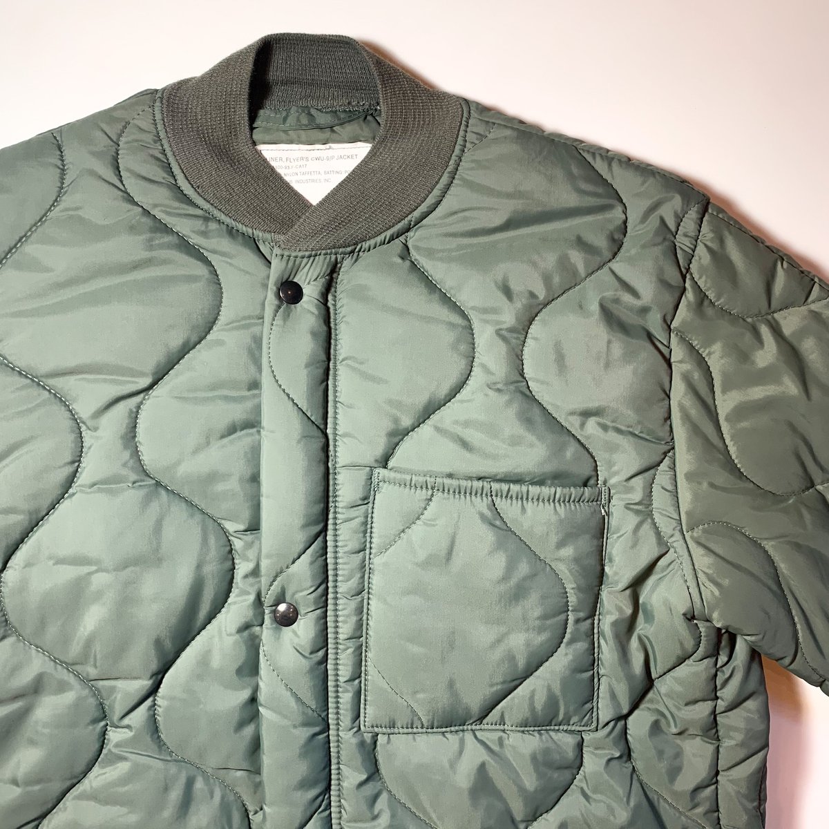 US military CWU-9/P JACKET ライナー POST JUNK / 90's U.S. AIR FORCE CWU-9/P Quilting Liner