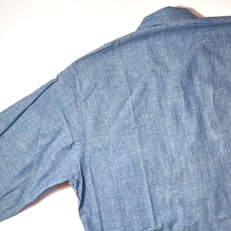 1960's US.NAVY Chambray L/S Shirt