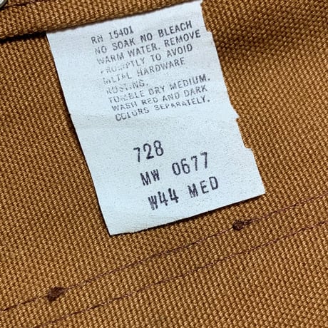 1960's Madewell Double Knee Overall Deadstock