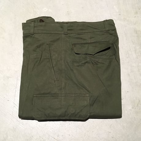 1950〜60's French Army M-47 Herringbone Trousers Deadstock
