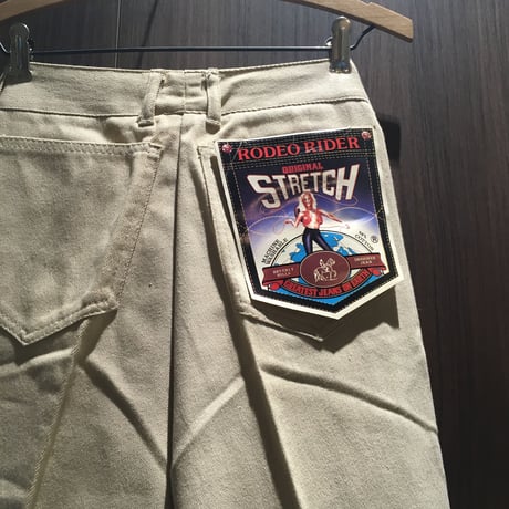 1970's RODEO RIDER Stretch Silm Tapered Pants Deadstock