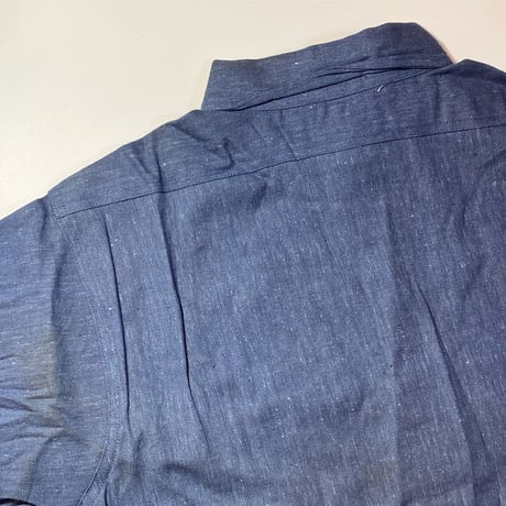 1940〜50's SKYTONE Purple Chambray L/S Shirt Deadstock