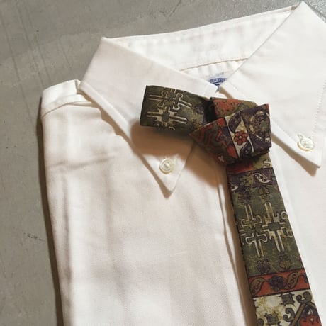 1960's ERNST Cotton Batik Necktie