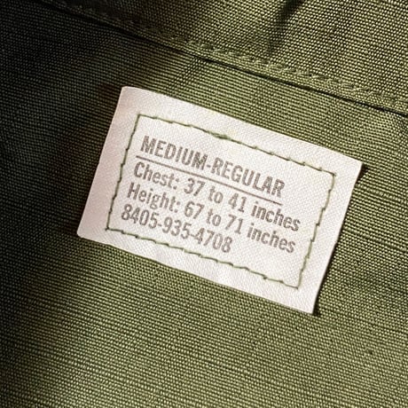 1970's US.ARMY Jungle Fatigue 4th Jacket Deadstock