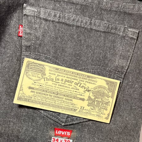1990's Levi's 501 Gray Denim Pants Deadstock