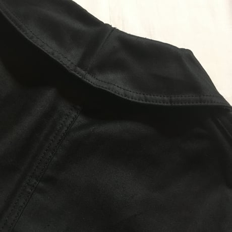 1950's Le Favori Black Moleskin Jacket Deadstock