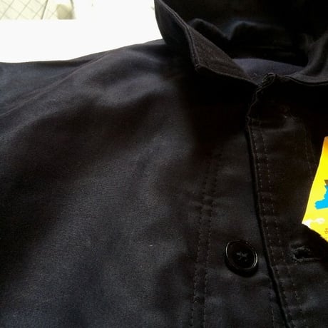 1950's LE MONT StMICHEL Black Moleskin Jacket Deadstock