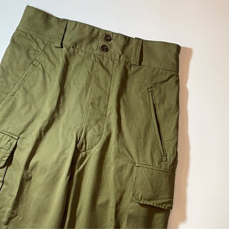 1950〜60's French Army M-47 Herringbone Trousers Deadstock