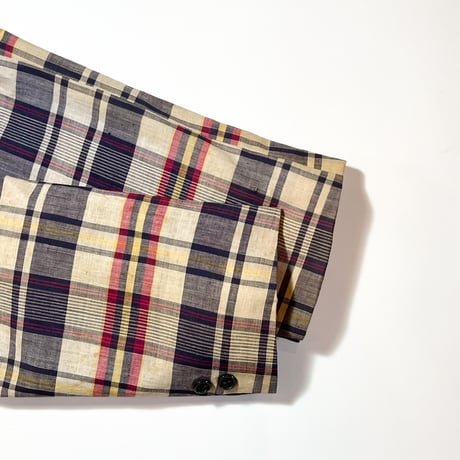 1960's HARLELA'S Indian Madras Tailored Jacket