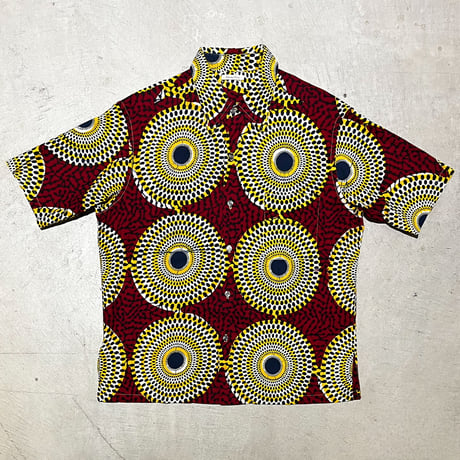 1960's F.A.MAC CLUER Batik S/S Shirt