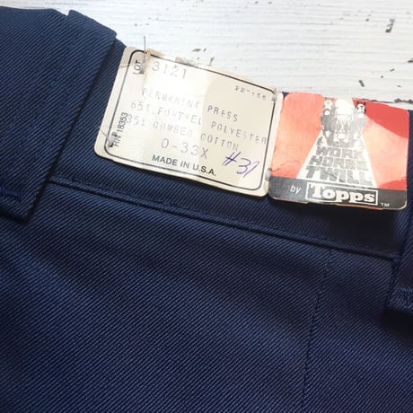 1970's Topps Work Trousers Deadstock