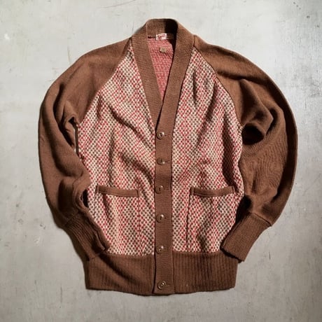 1940's Sportswear Cotton Cardigan Deadstock