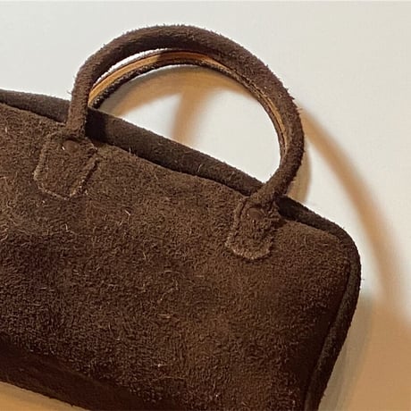 1960's Henselite Bowls Co. Suede Bag
