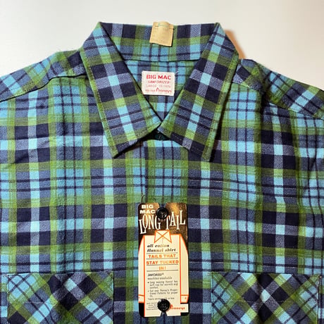 1960's BIG MAC Flannel L/S Shirt Deadstock