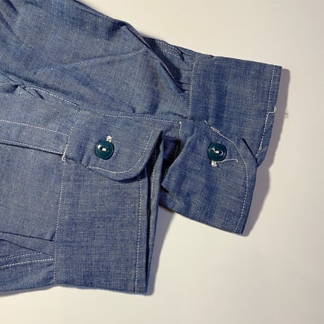 1940's US.NAVY Chambray L/S Shirt Deadstock