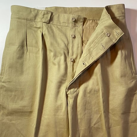 1950〜60's French Army M-52 Chino Trousers Deadstock