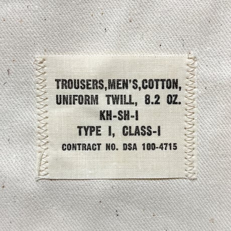 1960's US.ARMY Chino Trousers Deadstock
