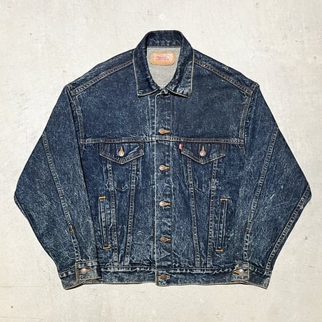 1980's Levi's 70507 Acid Washed Denim Jacket