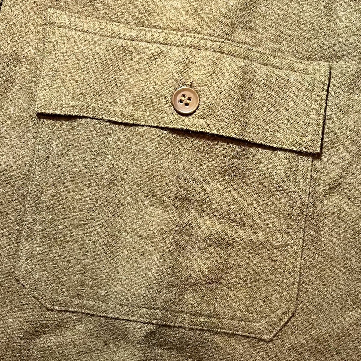 トップス #20s 30s US army wool shirt dead Stock 1910's〜 US.ARMY Wool Pullover L/S Shirt Deadsto