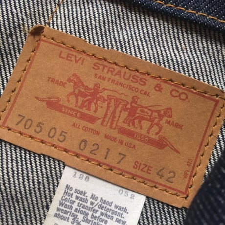 1970's Levi's 70505 Denim Jacket Deadstock