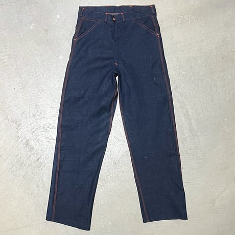 1950〜60's Unknown Denim Painter Pants Deadstock