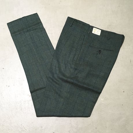 1960's Unknown Wool Tapered Pants Deadstock