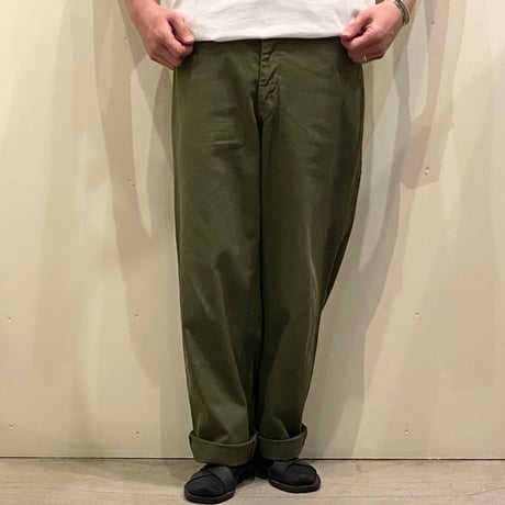 1940's US.NAVY N-3 Cotton Twill Trousers