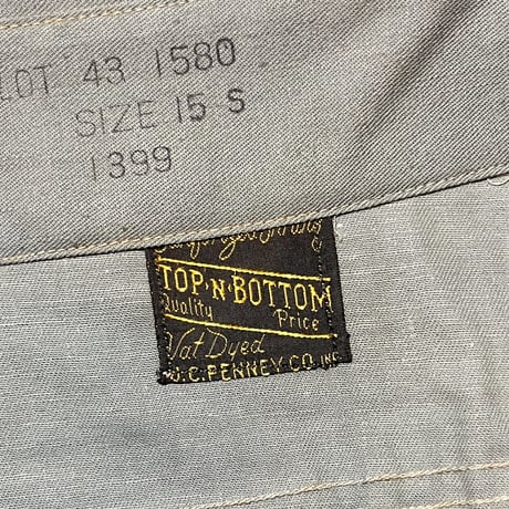 1950's J.C.PENNEY L/S Shirt Deadstock