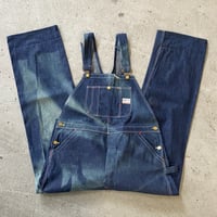 1950's SILVER STREAK Denim Overall Sun Fade Deadstock